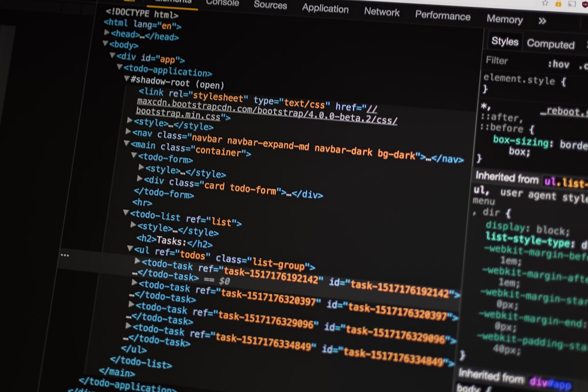 Design components on screen